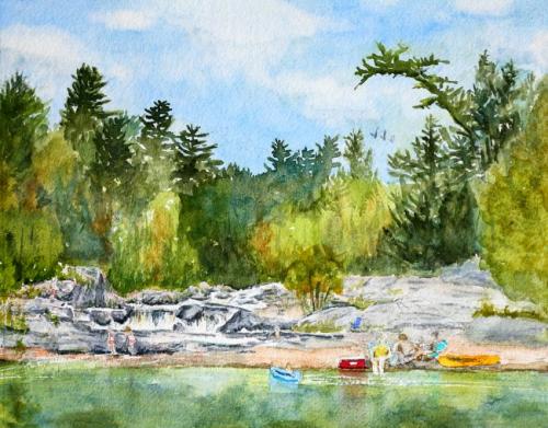 Big Falls in Eau Claire County Wisconsin
